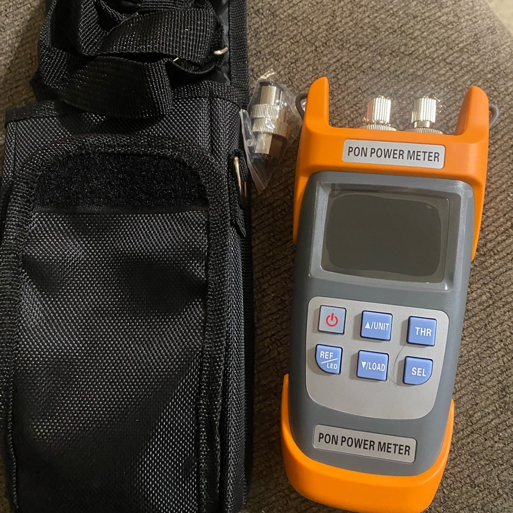 Orange and Gray PON Power Meter